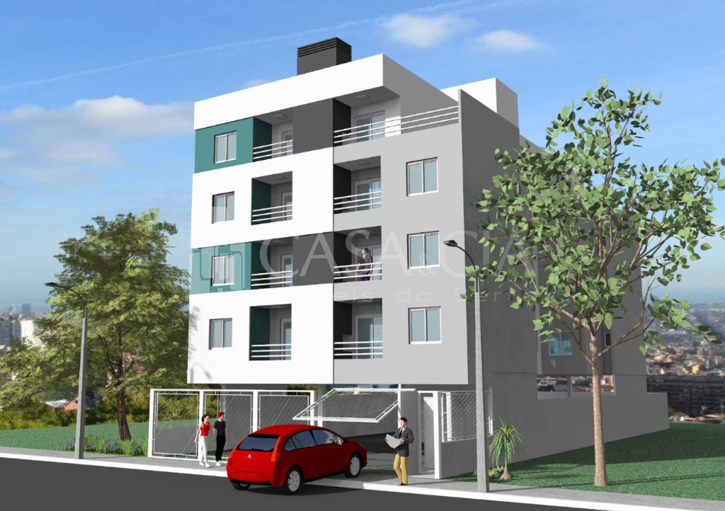 Apartamentos - 2 Dorm.<br />Rosário<br />Caxias do Sul<br /><br />APARTAMENTOS COM 02 DORMITÓRIOS, SALA DE ESTAR E JANTAR CONJUGADA, COZINHA, BANHEIRO SOCIAL, SACADA, ESPERA PARA CHURRASQUEIRA, JANELAS DE ALUMÍNIO, MEDIDORES DE ÁGUA INDIVIDUAIS, ESPERA PARA ÁGUA QUENTE, 01 VAGA DE GARAGEM, PISO CERÂMICO E LAMINADO.
